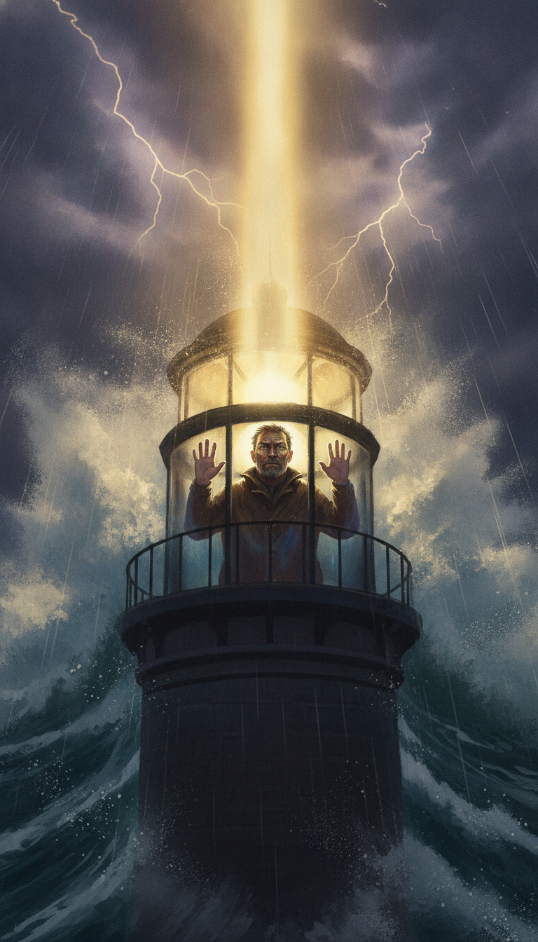 Lighthouse Keeper's Golden Hour